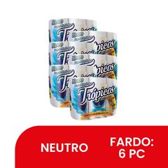 PAPEL HIGIÊNICO FOLHA SIMPLES TROPICOS C/12RL30M L12/P11 (6X12)