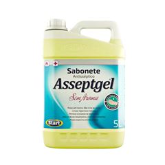 SABONETE LÍQUIDO 5LT ASSEPTGEL START BACGEL SEM AROMA