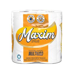 PAPEL TOALHA STYLUS C/2 100FL MAXIM