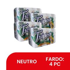 PAPEL HIGIÊNICO FOLHA SIMPLES TROPICOS C/16RL30M L16/P15 (4X16)