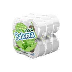 PAPEL HIGIÊNICO ROLÃO FOLHA SIMPLES 8X300 100% PALOMA