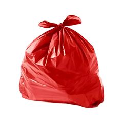 SACO LIXO 060L 60X80X0,05 VERMELHO C/100