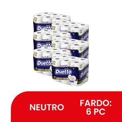 PAPEL HIGIÊNICO FOLHA DUPLA DUETTO C/12RL 30MT (6X12)