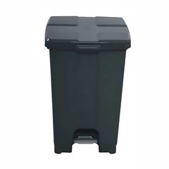 CESTO LIXO 60L JSN QUADRADO C/PD P60 PRETO