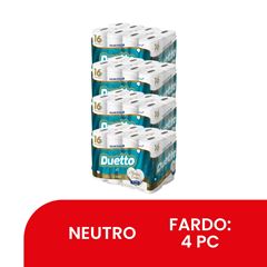 PAPEL HIGIÊNICO FOLHA DUPLA DUETTO C/16RL 30M FIT (4X16)
