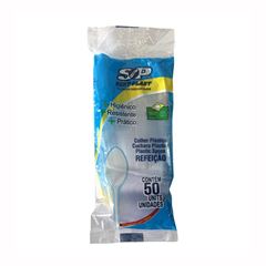 COLHER REFEIÇÃO SERT PLAST C/50 CRISTAL