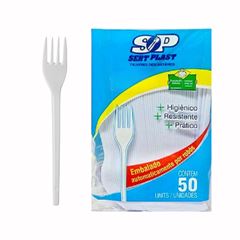GARFO SOBREMESA SERT PLAST C/50 CRISTAL
