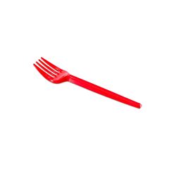 GARFO SOBREMESA SERT PLAST C/50 VERMELHO