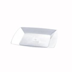 PRATO 15 ACRÍLICO SERT PLAST QUADRADO C/10 CRISTAL