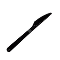 FACA LINHA FORTE STRAWPLAST C/500 PRETO