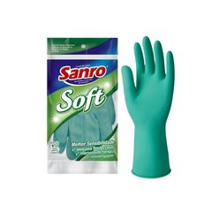 LUVA BORRACHA P SANRO SOFT VERDE CA5129