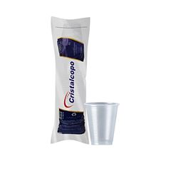 COPO 200ML PP TRANSLÚCIDO CRISTAL C/100