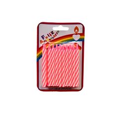 VELA PALITO BIANCO C/20 ROSA