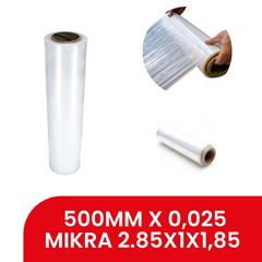 BOBINA STRETCH 500MM X 0,025MIKRA 2.85X1X1,85