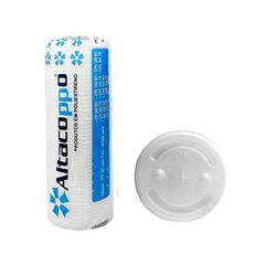 TAMPA 440/550ML TRANSPARENTE ALTA C/50 FURADA