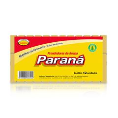 PRENDEDOR PARANÁ MADEIRA GIGANTE C/12