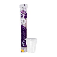 COPO 200ML PP BRANCO ECOCOPO C/100