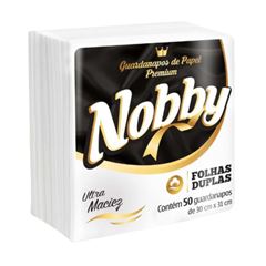 GUARDANAPO 29,8X30,5 FOLHA .DUPLA NOBBY C/50