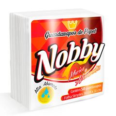 GUARDANAPO 30X31 FOLHA SIMPLES NOBBY C/50