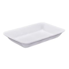 BANDEJA ISOPOR 02 FUNDA TOTAL C/100 BRANCA TFL02 210X140X2