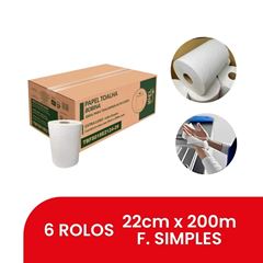 TOALHA BOBINA 6X20X200 100% INDAIAL AUTO CORTE