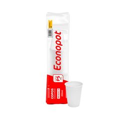 COPO 200ML BRANCO ECONOPOT C/100