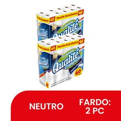 PAPEL HIGIÊNICO FOLHA DUPLA QUALITE C/40RL 30MT (2X40) COMP