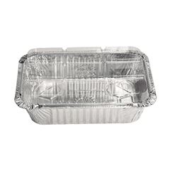 BANDEJA ALUMÍNIO 0500ML WYDA C/TP PET C/50 RETANGULAR