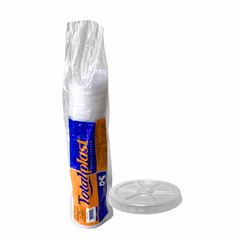 TAMPA PLAST TRANSPARENTE C/100 TOTALPLAST CP240ML
