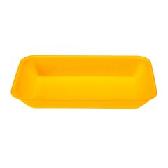 BANDEJA ISOPOR 02 RASA BOM APETITE C/400 AMARELA 140X210X17MM