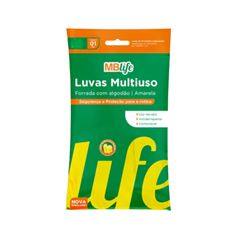 LUVA BORRACHA MEDIX AMARELA G