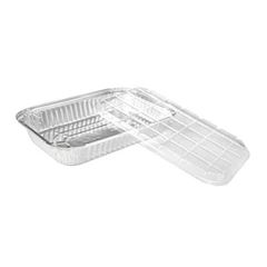BANDEJA ALUMÍNIO 1500ML WYDA C/TP PET C/1