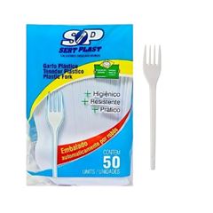 GARFO MASTER SERT PLAST C/500 BRANCO