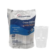 COPO 200ML TRANSLÚCIDO NOBILE CRISTAL C/50