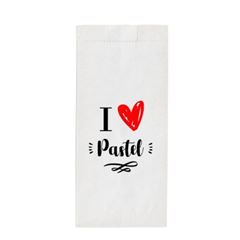 SACO KRAFT 02K BRANCO IMPRESSO C/500 LOVE PASTEL