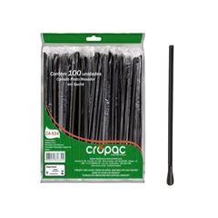 CANUDO MEXEDOR 5,8MMX17CM CROPAC BIOC/100 SCH PRETO
