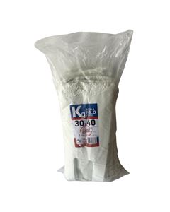 SACOLA 30X40 BRANCA FARDO CENTRAL C/5KG VIRGEM