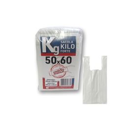 SACOLA 50X60 BRANCA FARDO GUFE C/5KG VIRGEM