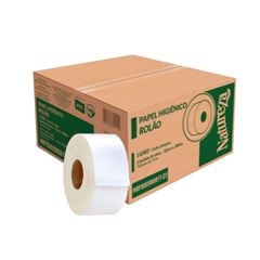 PAPEL HIGIÊNICO ROLÃO FOLHA SIMPLES 8X300 LX NATUREZA 7CM