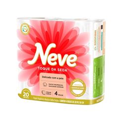 PAPEL HIGIÊNICO FOLHA DUPLA NEVE C/4RL 20MT (12X4)