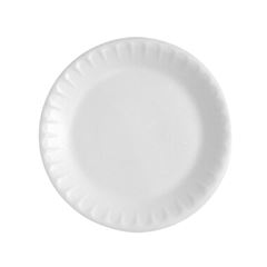 PRATO ISOPOR 23CM SPUMA C/20 BR PRT05