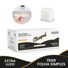 PAPEL HIGIÊNICO FOLHA SIMPLES CAICAI CLASSPEL PRO C/10000
