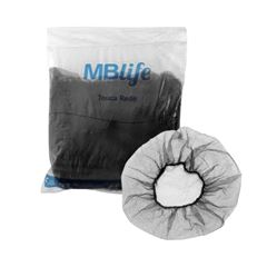 TOUCA NYLON SEM ABA C/100 MEDIX PRETA MBLIFE
