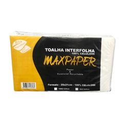 PAPEL TOALHA INTERFOLHADO 2 DOBRAS 100% 20X21 FS MAXPAPER #