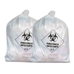 SACO INFECTANTE 100L 75X105 FIBRA C/100