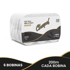 TOALHA BOBINA 6X20X200 100% CLASSPEL PRO AUTO CORTE