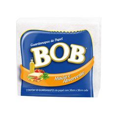 GUARDANAPO 30X30 FOLHA SIMPLES BOB C/50