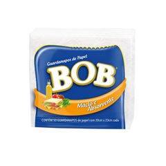 GUARDANAPO 20X23 FOLHA SIMPLES BOB C/50