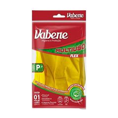 LUVA BORRACHA VABENE P AMARELA