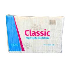 PAPEL TOALHA INTERFOLHADO 2 DOBRAS 100% 19X20 FS CLASSIC # PCT PLAST